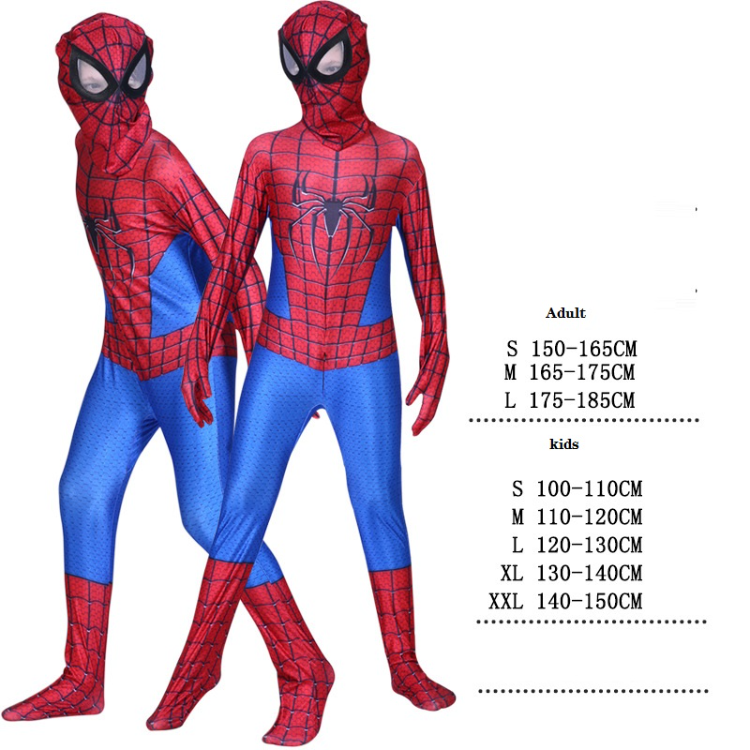 Costume Spiderman Adulte Deluxe - Licence Marvel - Taille M à XXL - Pour Cosplay Ou Carnaval