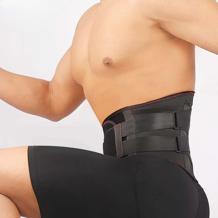 Unisex Adult Rapid Relief Back Support Brace, Preto, Cinto De