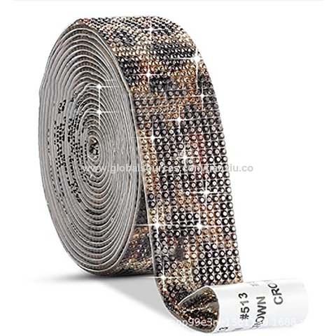 Rhinestone Chain Tape Trim Resin Diamond Belt Strip Double-sided Adhesive  Self-adhesive Clothing Accessories DIY Accessories