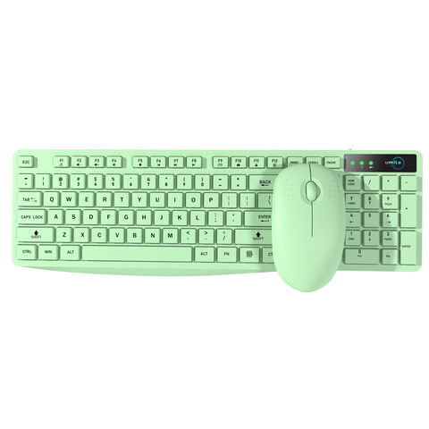 UMILA Clavier et souris sans fil 2.4G Ensemble combiné de souris clavier pleine grandeur