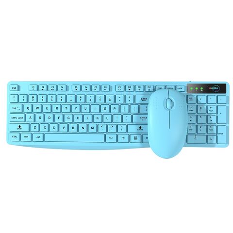 UMILA Clavier et souris sans fil 2.4G Ensemble combiné de souris clavier pleine grandeur