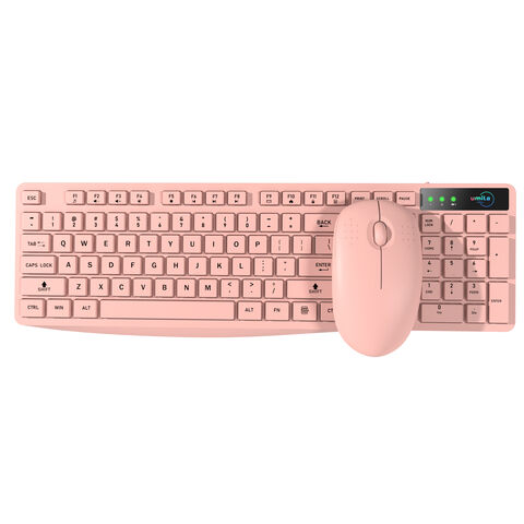 UMILA Clavier et souris sans fil 2.4G Ensemble combiné de souris clavier pleine grandeur
