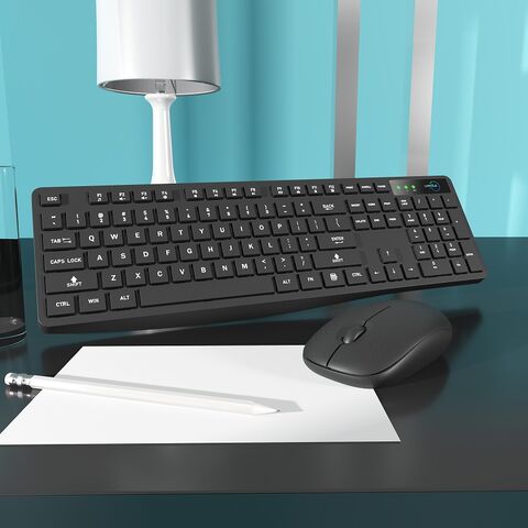 UMILA Clavier et souris sans fil 2.4G Ensemble combiné de souris clavier pleine grandeur