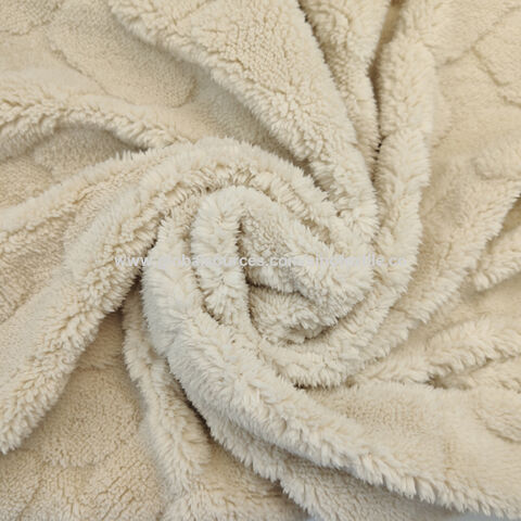 High Quality 100% Polyester Knitted Sherpa Fleece Fabric for Coat