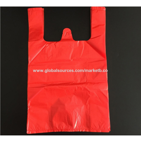 Supermarket Poly Custom Logo Clear Bag Vest Handles Bags Singlet T Shirt  Shopping Plastic - China Plastic Shopping Bag and Plastic Bag price