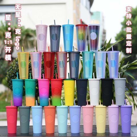 Plastic Tumblers Bulk with Lids | Straws for Adults Kids: 32 oz Reusable  Boba Drinking Cups Reusable Ice Cold Color Changing Cups