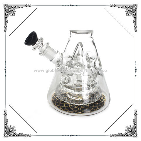 BIO Glass 18 Showerhead Percolator Beaker Water Pipe