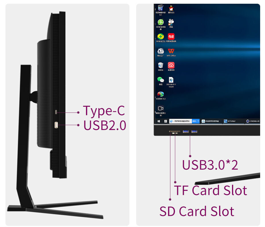 Buy Wholesale China Frameless 27 Inch All In One Computer Multitouch Pc