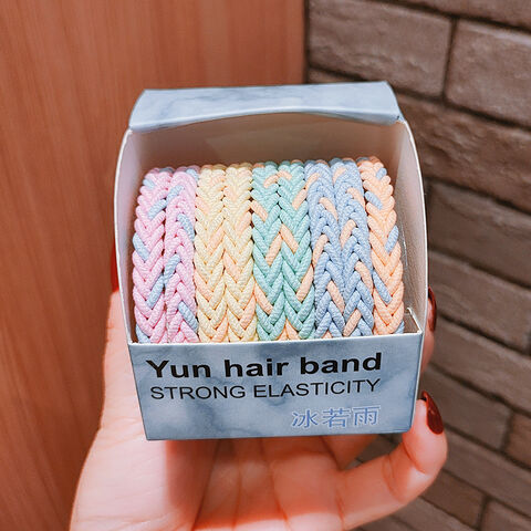 Hair Accessories For Women 1000 / Pack Girl Colorful Fashion Disposable  Rubber Band Elastic Hair Band Hair Bands