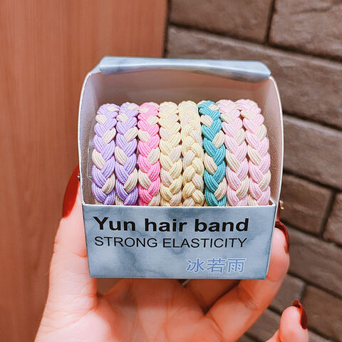 Hair Accessories For Women 1000 / Pack Girl Colorful Fashion Disposable  Rubber Band Elastic Hair Band Hair Bands