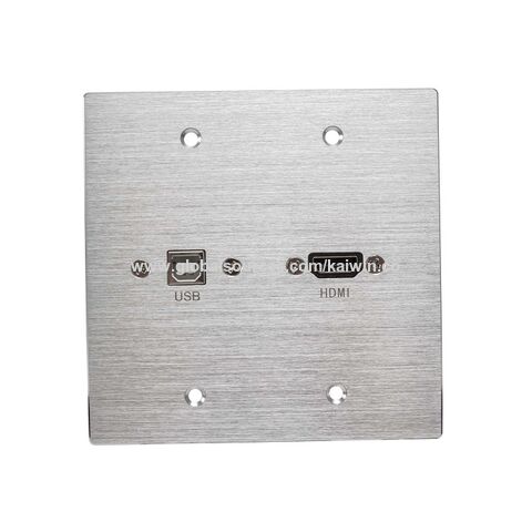 Placa de pared con conector online hdmi