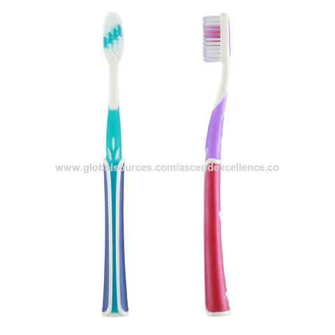 Cepillos de dientes suaves para niños, varios colores, envueltos  individualmente, paquete de 72