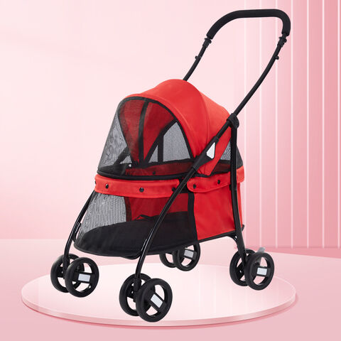Factory Wholesale Portable Folding Travel Pet Luxury Pet Stroller Travel 4  Wheel Dog Strollers Small Dogs Pet Stroller for Dog - China Dog Stroller  and Pet Stroller price