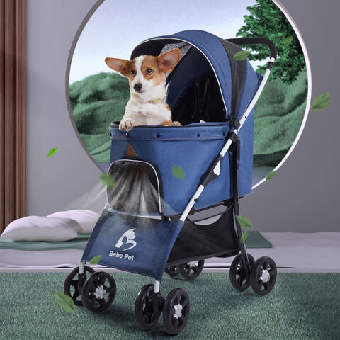 Factory Wholesale Portable Folding Travel Pet Luxury Pet Stroller Travel 4  Wheel Dog Strollers Small Dogs Pet Stroller for Dog - China Dog Stroller  and Pet Stroller price