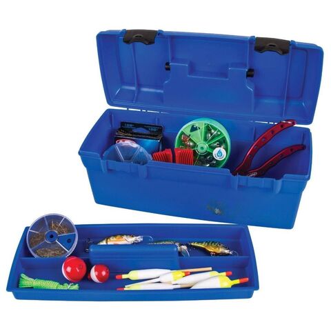 Large Plastic Tackle Box Storage Organizer Box 3700 Utility Tray with  adjustable dividers 2 PACK