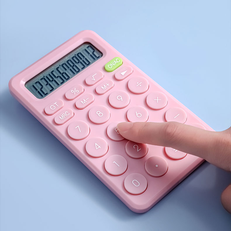 cute solar 12 digit calculator