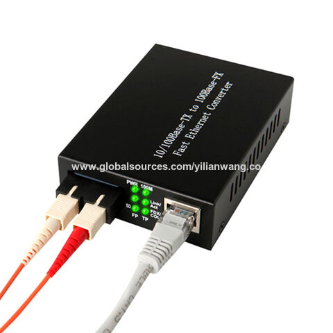 1000M 2-port Rj45+1 fiber port with Duplex FC connector media converter  fast ethernet
