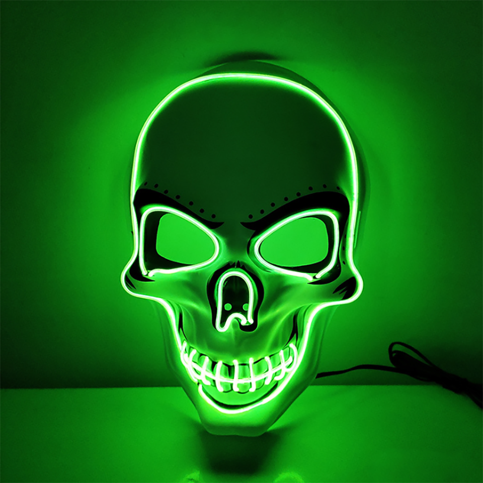 Buy Wholesale China Custom Head Skull Horror Clown Luminous Night Led 