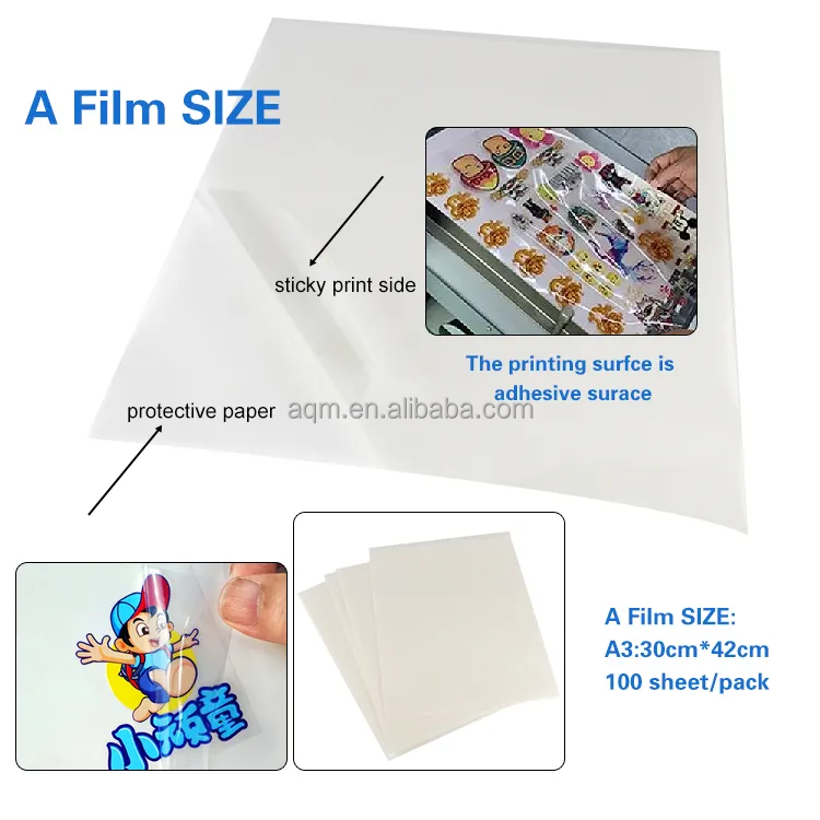 How To Use] Print-On Adhesive paper (Film Sticker) 