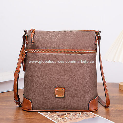 Wholesale 2022 Lichee Pu Leather Handbags ladies Fashion Crossbody