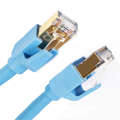 Buy Wholesale China Rj45 Ethernet 28awg Cat8 Flat Cable Cat 8 Network Patch  Cord Soft Flexible 40g 2000mhz 1m 2m 5m & Cat8 Flat Cable Cat 8 Network  Patch Cord Soft at