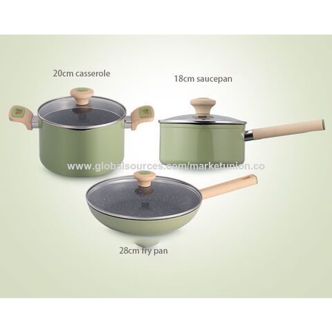 CG INTERNATIONAL TRADING 6 - Piece Non-Stick Ceramic Cookware Set