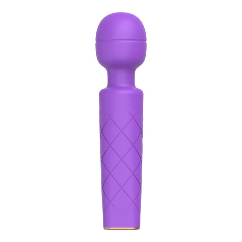 Vibrador de masaje de silicona de 10 frecuencias para mujer (púrpura) OEMG