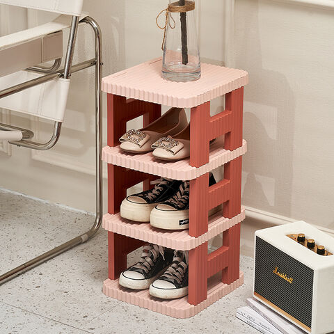 Buy Wholesale China Multi-layer Simple Shoe Rack Home Space Saving  Multi-functional Storage Rack New Dormitory Rental Room Small Shoe Cabinet  & Shoe Racks at USD 3
