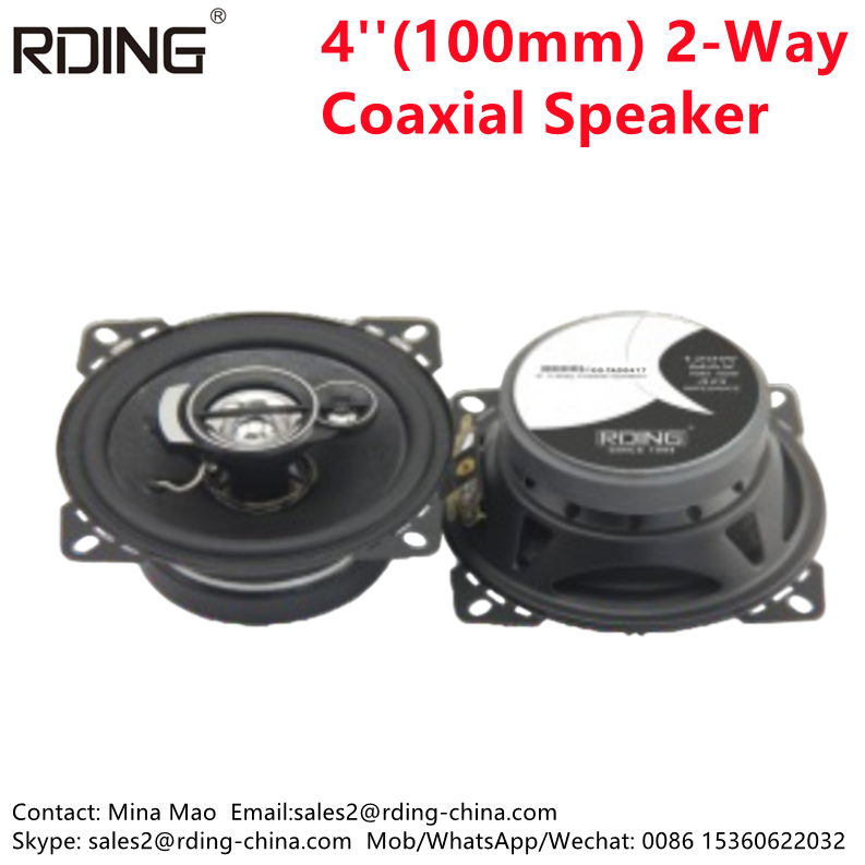 Buy Wholesale China Wholesale 2way 4inch Car Audio Coaxial Speakers/car Audio Loudspeaker/ Car