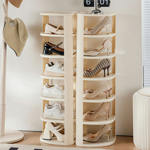 Simple Houseware 4-Tier Shoe Rack Storage Organizer, Bronze