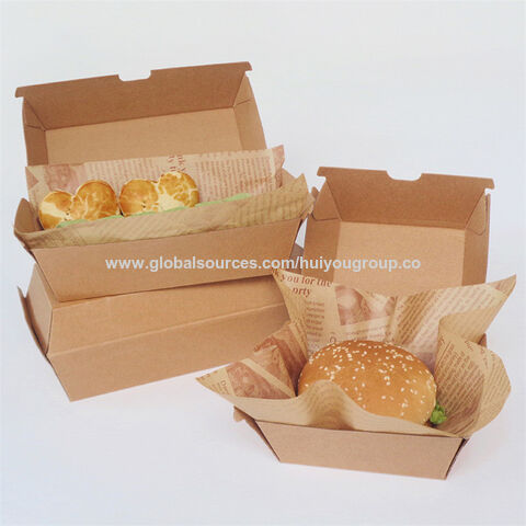 Buy Wholesale China Disposable Fast Food To Go Boxes Packaging Containers  Paper Custom Cake Box Bread Box Paperboard Eco Friendly Packaging Cake & Food  Packaging at USD 0.08