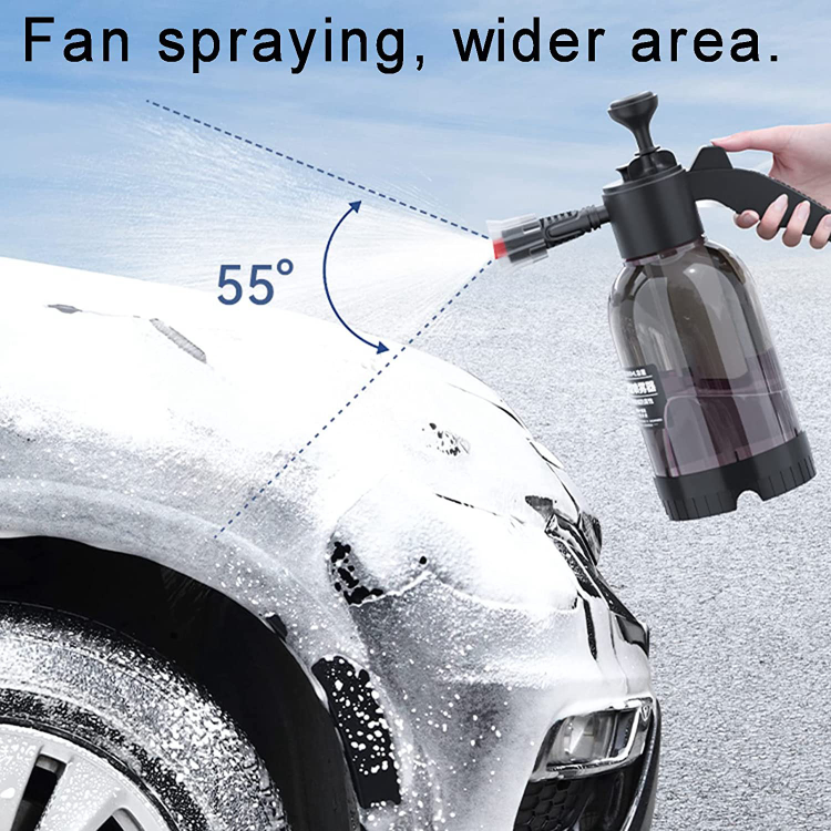 2L Car Wash Foam Sprayer Manual pressurization Hand Pump Water Can