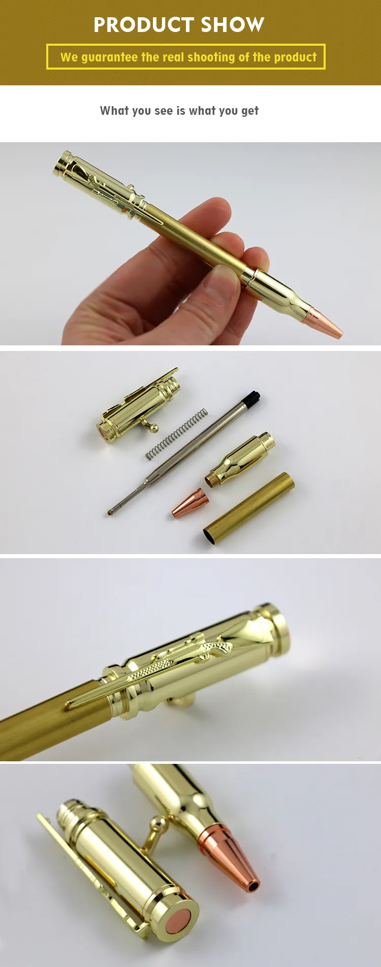 Buy Wholesale China In Stock Diy Woodturning Pen Kits Ball Point Gun