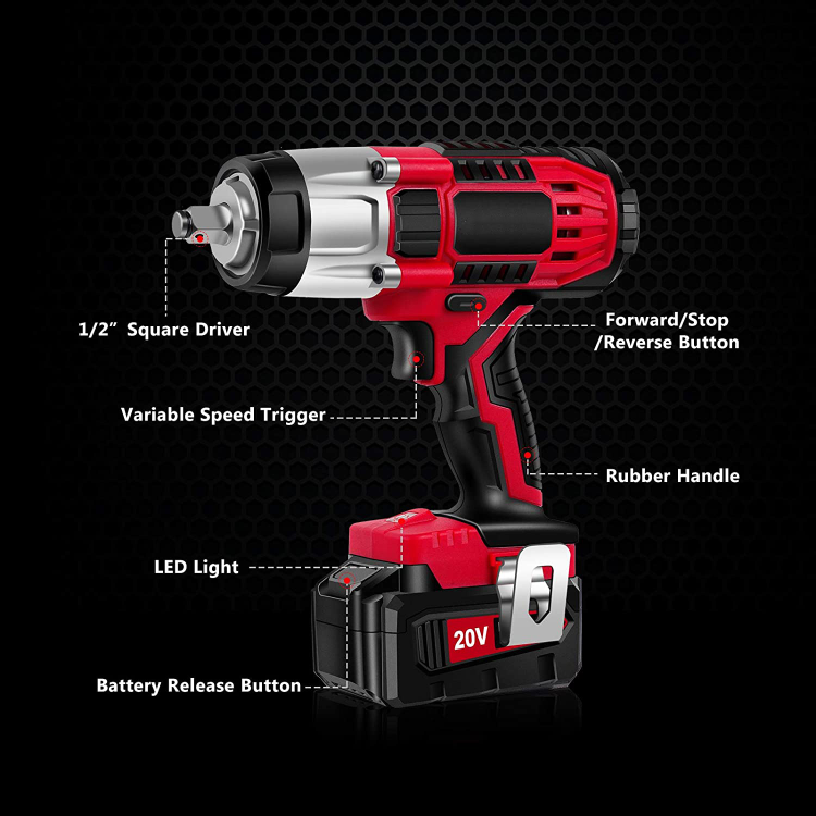 Buy Wholesale China Electric Power Cordless Adjustable Torque