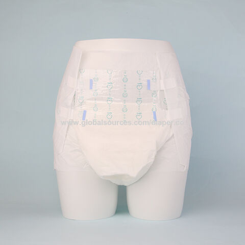 Échantillon Gratuit OEM ODM Couches-Culottes Adultes Personnalisées Douces Vente en Gros Bon Marché Jetables pour Hommes Âgés