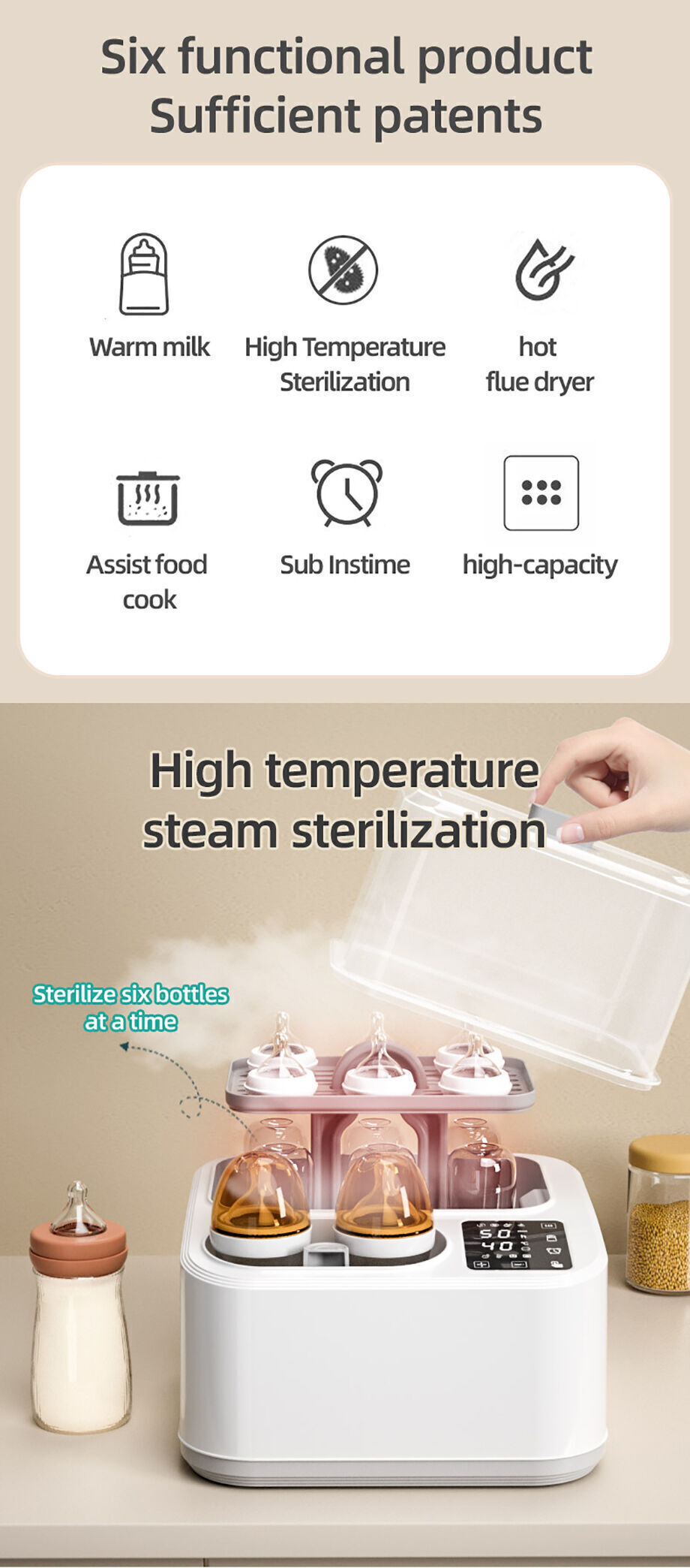 Buy Wholesale China Hot Style Oem Multifunction Baby Bottle Sterilizers