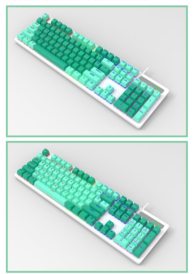 Buy Wholesale China Oem 104 Keysraimbow Rgb Gaming Mechanical Keyboards Wired Office Computer