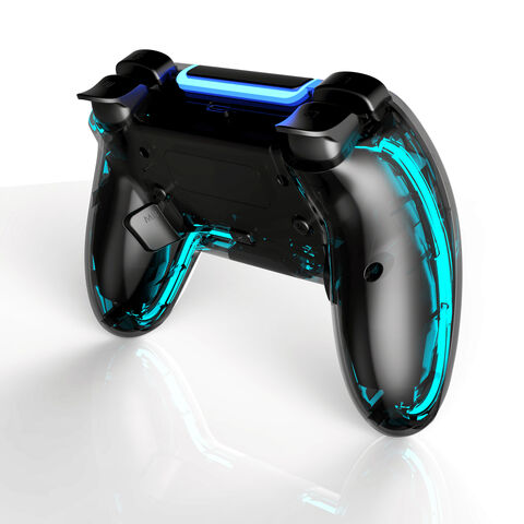 Controlador inalámbrico con vibración dual; joystick para jugar;  controlador para PS4, Slim y Pro, compatible con la consola PS4, colores  blanco y