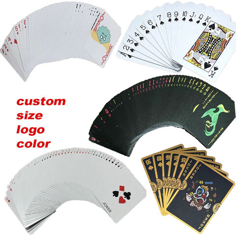 Cartes Poker Plastique - Cartes à Jouer en Plastique - Pack de 2