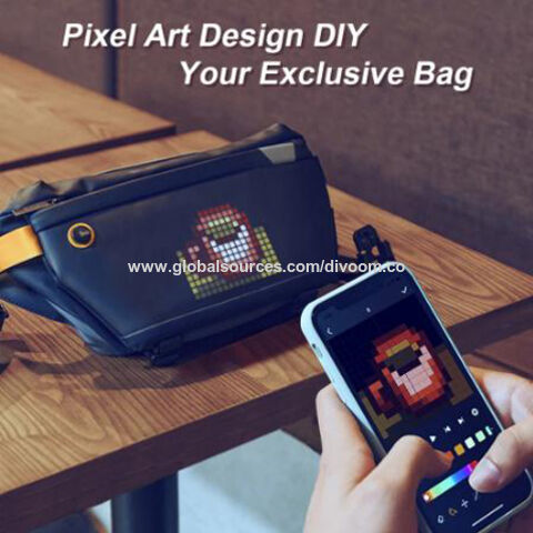 Divoom Customizable Pixel Art Pixoo Backpack and Sling Bag