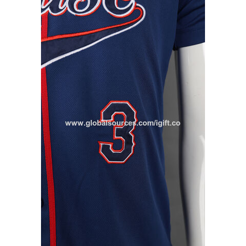 Source Chinese Manufacture Majestic Blank Baseball Jersey Custom Logo Quick  Dry High Quality Baseball Uniform Shirt on m.