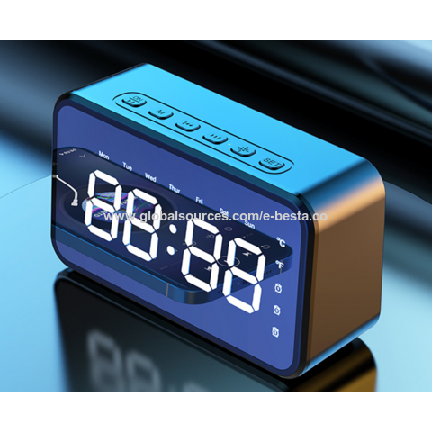 Altavoz Bluetooth portátil, D‑88 Reloj Bluetooth Multifuncional