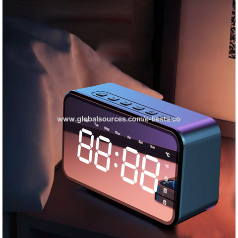 Altavoz Bluetooth portátil, D‑88 Reloj Bluetooth Multifuncional