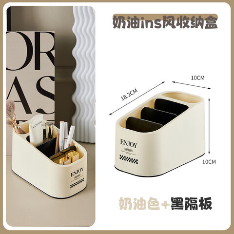 Luxury Pet Desktop Cosmetic Storage Box Acrylic Vanity Skincare Sundries  Coffee Table Snack Organizer Basket