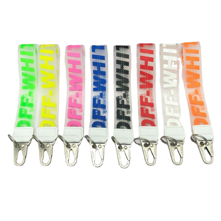 Off Ow Industrial Clear Keychain