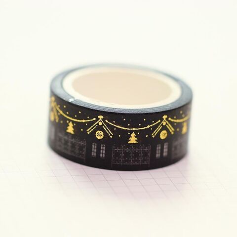 Black Paper Masking Tape, Custom Size Package Available