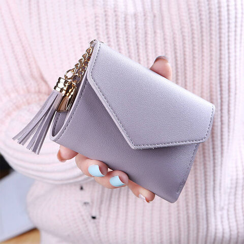 Buy Wholesale China Women's Wallet Fashion Short Women's Bags Korean  Version Tassel Small Wallet Coin Purse & Women's Wallet at USD 0.61