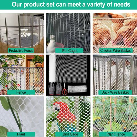 PVC Coated Chicken Hex Wire Fence  Your One Stop Poultry Supply Shop!