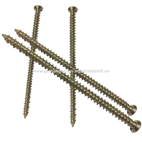 Stainless Steel window frame screw Wholesale Custom drywall brass wood screw