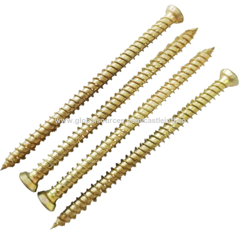 Stainless Steel window frame screw Wholesale Custom drywall brass wood screw